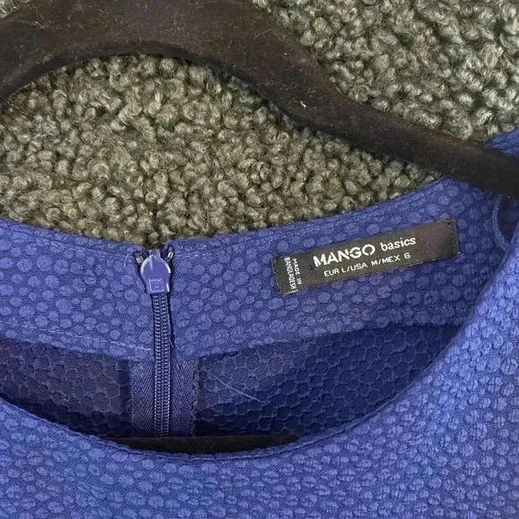 Mango Blue Dress - Picture 3 of 4